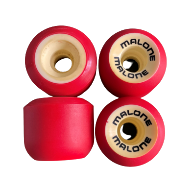 Malone - wheels for skateboard Yellow/red Red