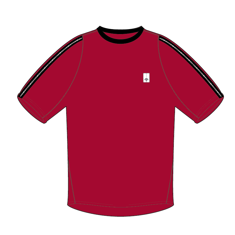 Descente - Flatiron Short sleeve tee 13321 - Red