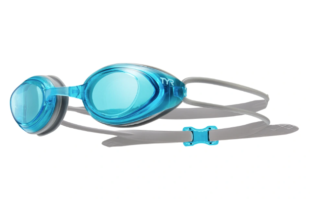 TYR -  Black Hawk Racing - competition swim goggles850 blue grey