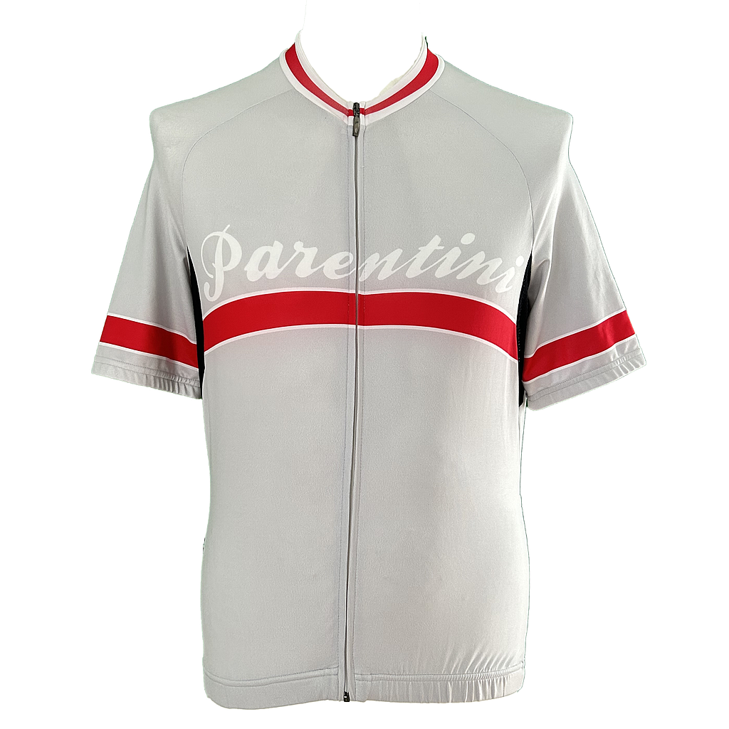 Parentini - Fietsshirt V366 grijs rood 