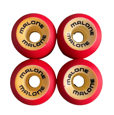 Malone - wielen voor skateboard Geel/Rood