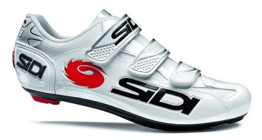 Sidi - Logo Raceshoe- White White Vernice White