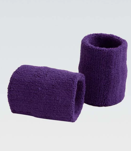 Wristbands -GK40 - 3 Inch Terry - Purple Purple