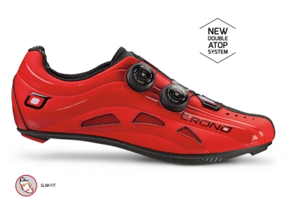 Crono - Futura 2 -Road Carbon Race shoe - Red Red