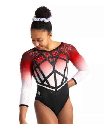 Milano - Long sleeve leotard - AntheiaRed Red