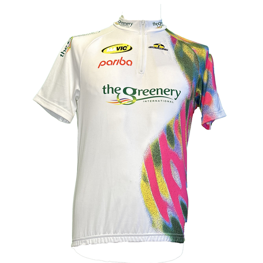 Vintage cycling jersey -The Greenery 2012 White
