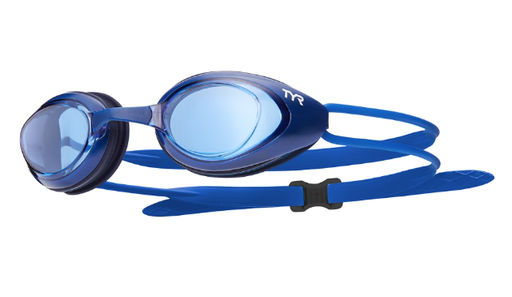 TYR -  Black Hawk Racing - competition swim goggles 460 blue navy Blue