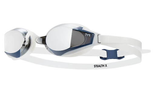 TYR - STEALTH-X - race goggle MIRROR0658 Silver white Silver