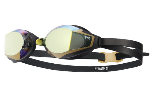 TYR - STEALTH-X - race goggle MIRROR751 gold black Gold