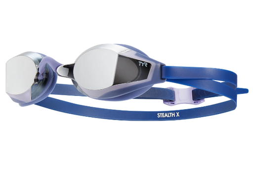 TYR - STEALTH-X - race goggle MIRROR787 silver purple Silver