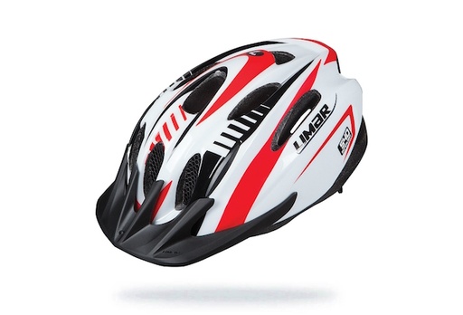 Limar - Casque de cyclisme 540 - Blanc rouge White