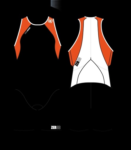 ZeroD - uSuit - CUUSUIT trisuit universel Orange Orange