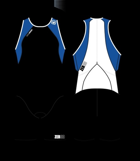 ZeroD - uSuit - CUUSUIT trisuit universel Bleu Blue