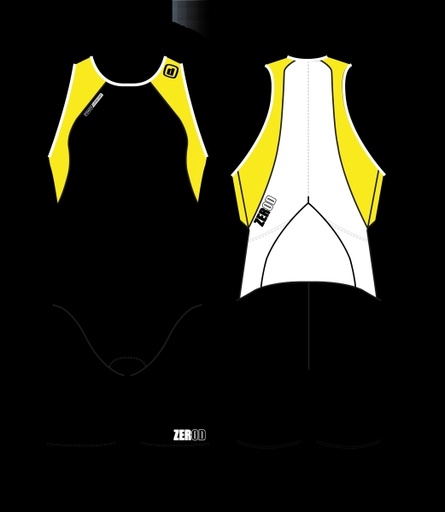 ZeroD - uSuit - CUUSUIT universeel trisuit Geel  Yellow