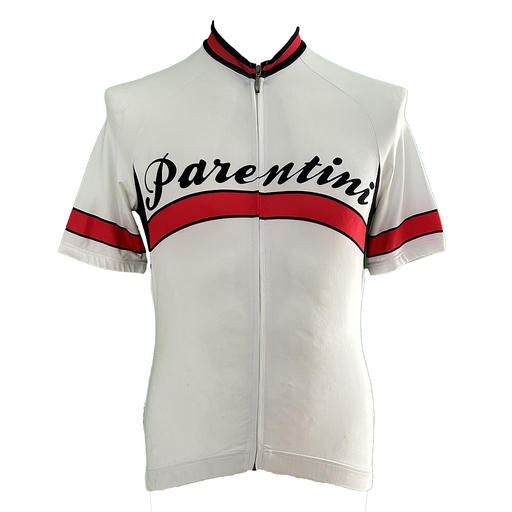 Parentini - Fietsshirt V366 Wit rood Red