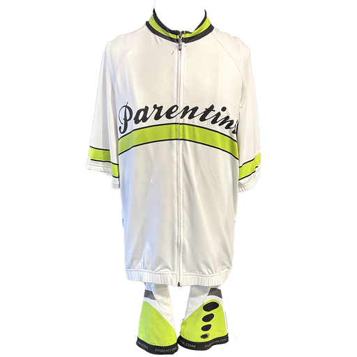 Parentini - Jersey + ShortV366 White Green Green