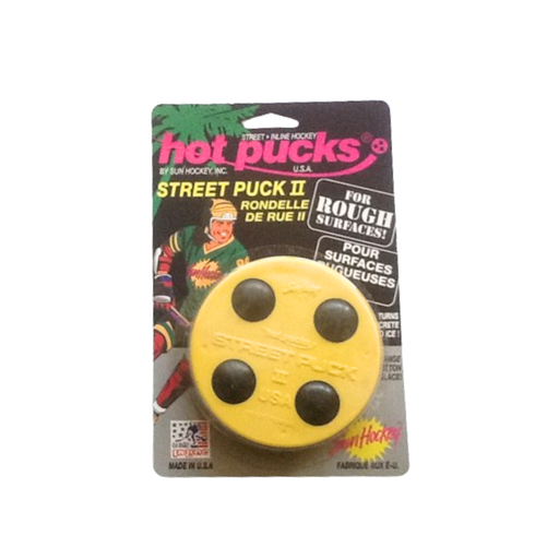 Inline Pucks - Street HockeyHot Puck - Geel  Yellow