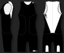 ZeroD - oSuit - CMOSUIT trisuit distance olympique Homme Noir/blanc