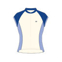 Parentini - Maillot de cyclisme pour femme - 13525 Slipstream Bleu cobalt Blanc